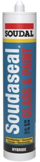 Soudal Soudaseal Glass & Paint | Beglazingskit | Grijs | 290 ml - 155370