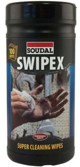 Soudal Swipex | Reinigingsdoekjes Actie: 10% meer inhoud | 110 wipes - 174740
