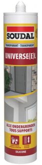 Soudal Voegkit Silicone Universeel Transparant 300 Ml