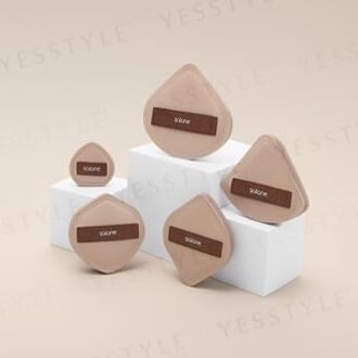 Souffle Makeup Puff Cocoa Series Finger Cushion Puff - 2 pcs