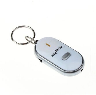 Sound Control Lost Key Finder Locator Sleutelhanger Led Light Zaklamp Mini Draagbare Fluitje Key Finder In Voorraad 11