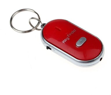 Sound Control Lost Key Finder Locator Sleutelhanger Led Light Zaklamp Mini Draagbare Fluitje Key Finder In Voorraad 11
