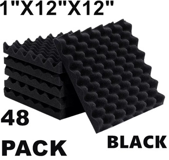Soundproofing Foam Absorbing Sponge Sound Acoustic For Office 12/24/36/48PCS Studio Acoustic Panels Noise Sound-Absorbing Foam