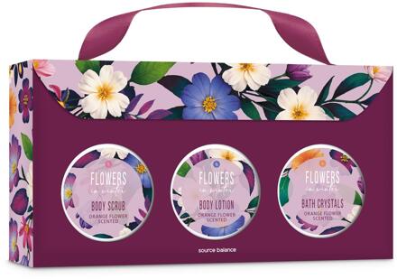 Source Balance Bad giftset Flowers in Bloom 3-delig