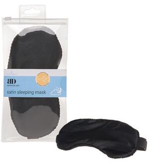 Source Balance Slaapmasker satijn met elastiek zwart