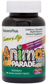 Source of Life Animal - Parade Children's Chewable - Natural Assorted Flavors (90 Chewable Tablets) - Nature's Plus