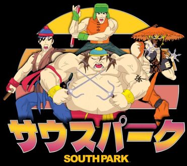 South Park Anime Style Unisex T-Shirt - Black - S Zwart