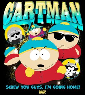 South Park Cartman Bootleg Unisex T-Shirt - Black - M Zwart