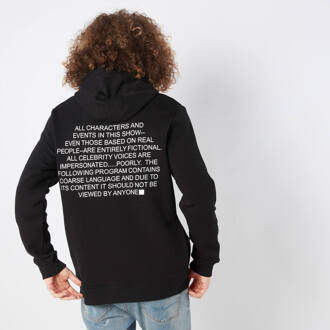South Park Disclaimer Hoodie - Zwart - XXL