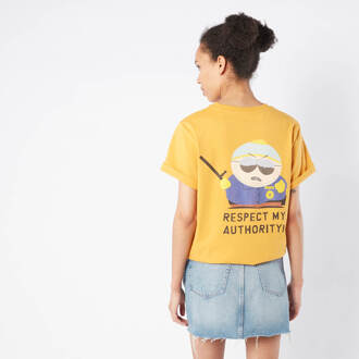 South Park Respect My Authority Unisex T-Shirt - Mosterd Geel - XL - Mustard