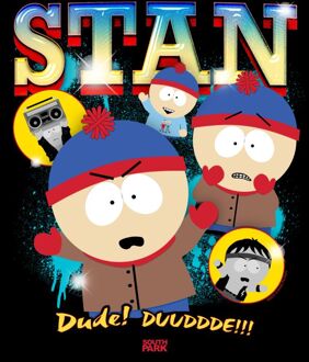 South Park Stan Bootleg Unisex T-Shirt - Black - 4XL Zwart