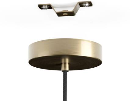 Southery Hanglamp - E27 - Ø 35 cm Crème, Goud