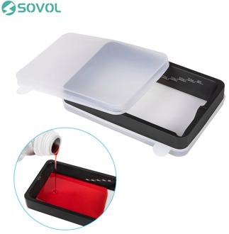 Sovol Resin Vat Set Anodized Aluminium with FEP Film and Covers Durable 3D Printer Modular for Anycubic Photon and Elegoo MARS