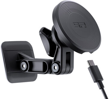 SP CONNECT SP Charging Adhesive Mount Pro SPC+ - Zelfklevende telefoonhouder - Oplaadfunctie - voor SPC+ hoesjes - Zwart - One size