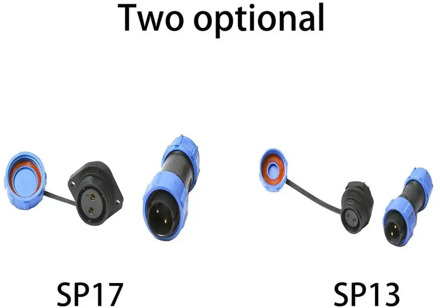 SP13 SP17 Std Series IP68 Waterproof Circular Multipole Plug & Socket Connectors After Nut 3D Printer Parts