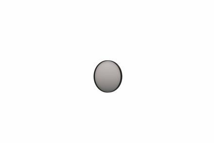 SP17 spiegel - 60x4x60cm rond in stalen kader incl indir LED - verwarming - color changing - dimbaar en schakelaar - geborsteld metal black 8409461 Geborsteld Metal Black (Zwart)