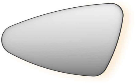 SP23 Spiegel - 80x4x50cm - LED onder en boven colour changing - dimbaar - organisch - in stalen kader - links aluminium zwart mat 8409355