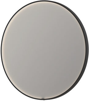 SP24 ronde spiegel voorzien van dimbare LED-verlichting, verwarming en colour-changing ø 40 cm, mat zwart