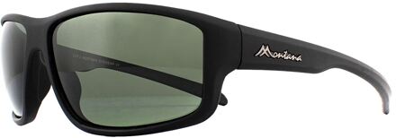 SP313A - Zonnebril - Sports style - Zwart - Rubbertouch-Lensbreedte 63 mm