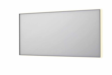 SP32 spiegel - 160x4x80cm rechthoek in stalen kader incl indir LED - verwarming - color changing - dimbaar en schakelaar - geborsteld RVS 8410093