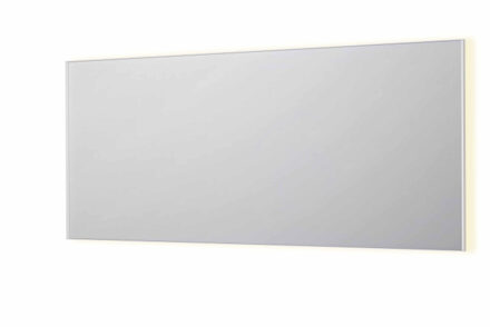 SP32 spiegel - 180x4x80cm rechthoek in stalen kader incl indir LED - verwarming - color changing - dimbaar en schakelaar - mat wit 8410101