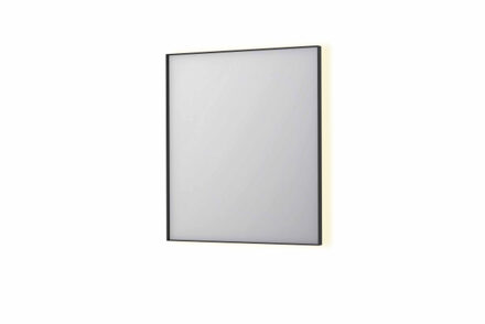 SP32 spiegel - 70x4x80cm rechthoek in stalen kader incl indir LED - verwarming - color changing - dimbaar en schakelaar - mat zwart 8410030 Zwart mat