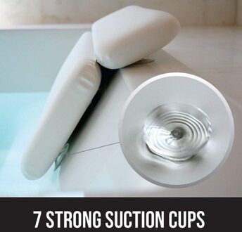 Spa Bad Kussen Badkuip Hoofdsteun Zachte Waterdichte Bad Kussens Met Zuignappen Te Schoon Badkamer Accessoires