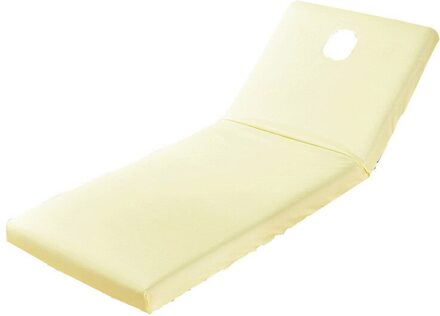 Spa Bed Voorblad Met Gezicht Gat Huidvriendelijke Massage Schoonheidssalon Tafelkleed Polyester Bed Voorblad Pure kleur beige