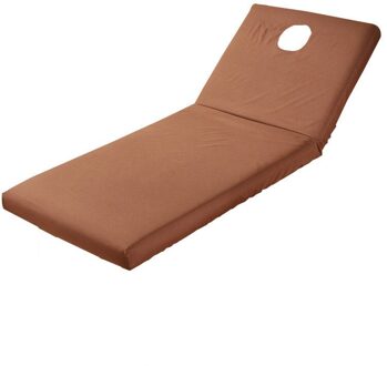Spa Bed Voorblad Met Gezicht Gat Huidvriendelijke Massage Schoonheidssalon Tafelkleed Polyester Bed Voorblad Pure kleur koffie