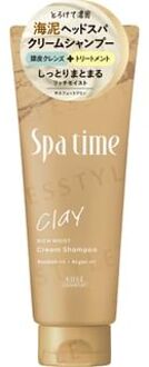 Spa Time Clay Cream Shampoo Rich Moist 250g