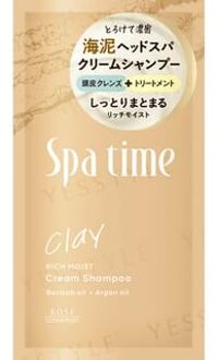 Spa Time Clay Cream Shampoo Rich Moist Sachet 30g
