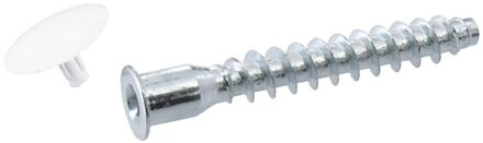 Spaanplaatschroef Verzinkt Verzonken Kop - 7x50mm - 12 Stuks