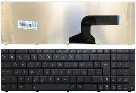Spaans Laptop Toetsenbord Voor Asus X53 X54H K53 A53 N53 N60 N61 N71 N73S N73J P52 P52F P53S X53S A52J x55V X54HR X54HY N53T Zwart