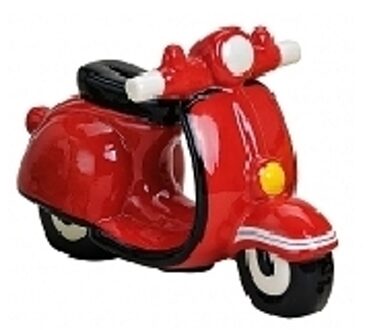 Spaarpot scooter rood 20 cm