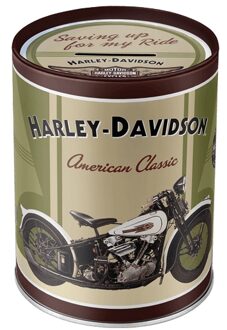 Spaarpotten Harley Davidson American Classic 13 cm - Spaarpotten Multikleur