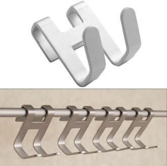 Space Aluminum Metal Shower Frameless Glass Door Hook Free Hole Towel Rack Hanger Key Holder Clothes Bathroom Organizer