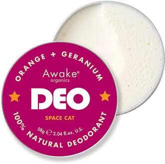 Space Cat Natural Deodorant Sinaasappel & Geranium