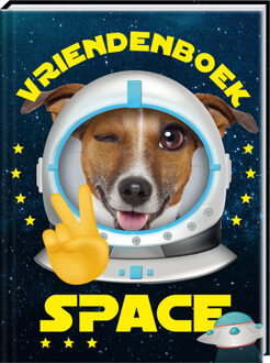 Space Dog Vriendenboekje Multikleur