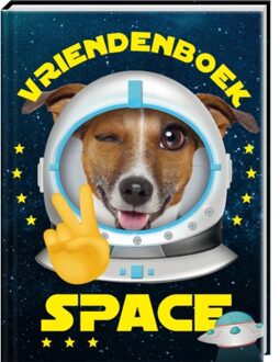 Space Dog Vriendenboekje Multikleur