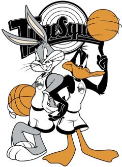 Space Jam Bugs And Daffy Tune Squad Men's T-Shirt - White - XL Wit