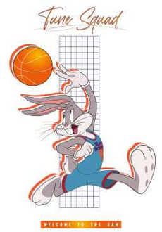 Space Jam Bugs Bunny Basketball Unisex T-Shirt - White - L
