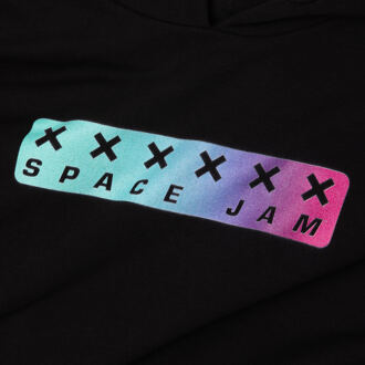 Space Jam Gradient Women's Cropped Hoodie - Black - XS - Zwart