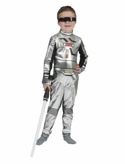 Space outfit kind Zilver - Grijs