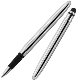 Space Pen Bullet Grip met Soft-Stylus Chroom
