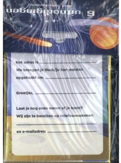 Space - Uitnodiging Pk 948 - Set Van 6 - Interstat