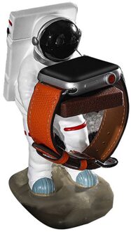 Spaceman Hars Ambachtelijke Horloge Beugel Apple Horloge Huawei Xiaomi Samsung Horloge Creatieve Ornament Horloge Tafel Gemodificeerde Opladen groot-nee watch