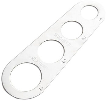 Spaghetti Meet Gereedschap Component Controle Keuken Accessoires Pasta Ruler Meten Rvs Cooking Supplies