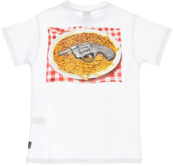 Spaghetti Tee White - Streetwear Collectie Propaganda , White , Heren - XS