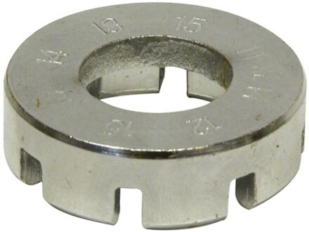 spakenspanner 10 - 15G staal zilver