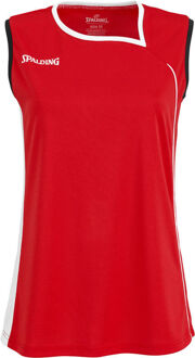 Spalding 4Her II Tank Top Wit-Zwart-Zilver Grijs Maat L